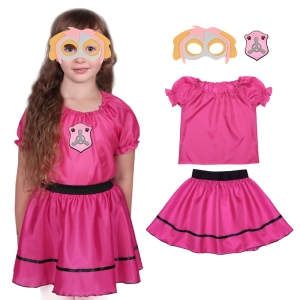 ZESTAW SKYE PSI PATROL RÓŻOWY 116-128 5el