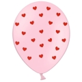 BALONY RÓŻOWE SERCA 30cm 5szt