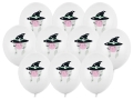 BALONY BIAŁE CZAROWNICA 30cm 10szt