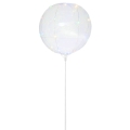 BALON LED PVC PRZEZROCZYSTY DO 40cm 1szt