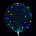 BALON LED PVC PRZEZROCZYSTY DO 40cm 1szt