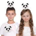 ZESTAW PANDA BIAŁO-CZARNY 116-128 4el