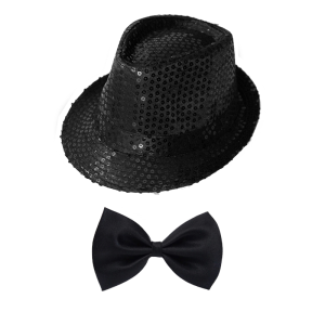 ZESTAW SYLWESTROWY CZARNY 2el