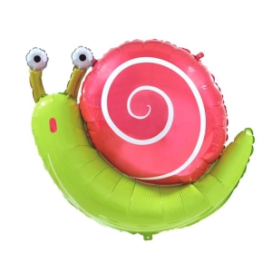 BALON GODAN ŚLIMAK ZIELONO-RÓŻOWY 24'' 60cm