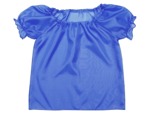 BLUZKA DZIEWCZYNKA POLIESTER NIEBIESKA 98-110