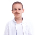WĄSY SZTUCZNE BRĄZOWO-CZARNE 6szt