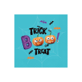 ZESTAW HALLOWEENOWY TRICK OR TREAT 19szt