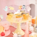 PAPILOTKI NA MUFFINKI KOTKI KOLOROWE 6szt