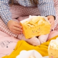 PUDEŁKA NA CHIPSY KOTKI KOLOROWE 3szt