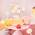 KARTECZKA NA PIKU TOPPER HAPPY BIRTHDAY KOTKI KOLOROWA 14,5cm