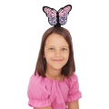 OPASKA MOTYLEK FILCOWA RÓŻOWO-FIOLETOWA
