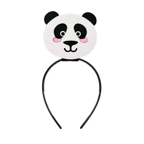OPASKA PANDA FILCOWA BIAŁO-CZARNA
