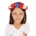 WIANEK OPASKA KWIATY ZN