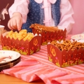 PUDEŁKA NA CHIPSY KONIKI BRĄZOWE 3szt