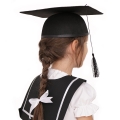 CZAPKA UCZNIA DZIECIĘCA CZARNA 52cm