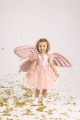 BALON PARTY DECO MOTYL MATOWY RÓŻOWY 40" 102cm