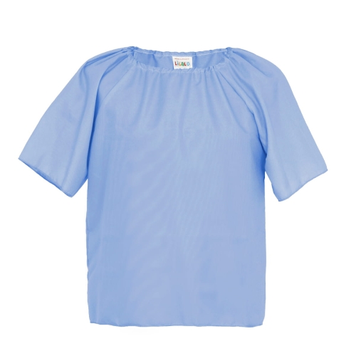 BLUZKA CHŁOPIEC PONGEE BŁĘKITNA 146-158