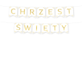 ZESTAW CHRZEST BIAŁY 14el
