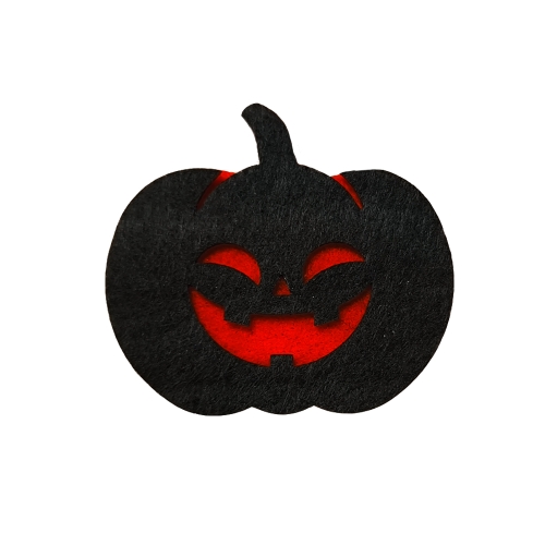 EMBLEMAT DYNIA FILCOWY CZARNO-CZERWONY 6,5cm
