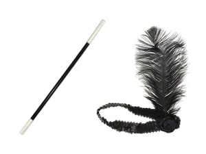 ZESTAW RETRO CZARNY 2el