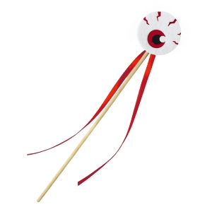 RÓŻDŻKA PRZEKRWIONE OKO FILCOWA BIAŁO-CZERWONA