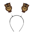 OPASKA SOWA FILCOWA BRĄZOWA