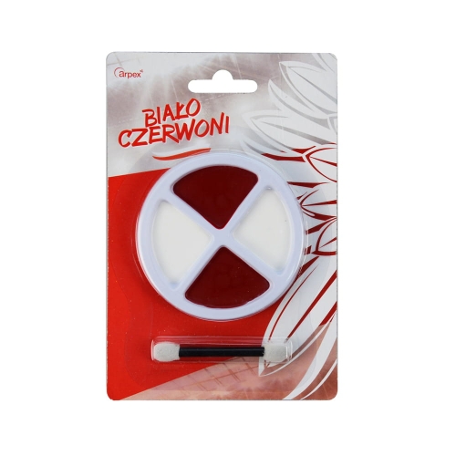 FARBKA DO MAKIJAŻU BIAŁO-CZERWONA