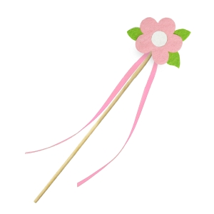 RÓŻDŻKA KWIATEK FILCOWA RÓŻOWA