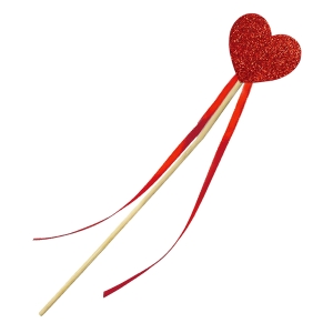 RÓŻDŻKA SERCE PIANKOWA CZERWONA