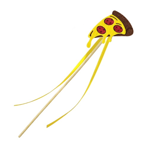 RÓŻDŻKA PIZZA FILCOWA ŻÓŁTA