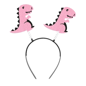 OPASKA DINOZAUR FILCOWA RÓŻOWA