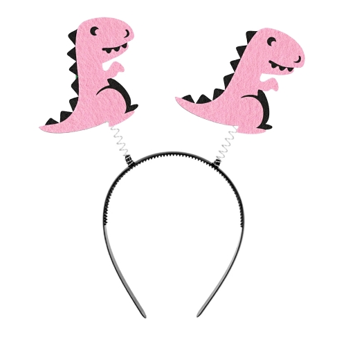 OPASKA DINOZAUR FILCOWA RÓŻOWA