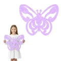 MAXI FRONT MOTYLEK FILCOWY FIOLETOWY XXXcm
