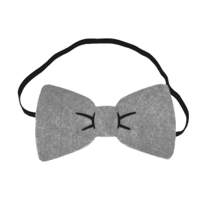 MUCHA Z GUMKĄ FILCOWA SZARA