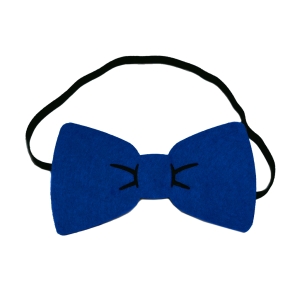 MUCHA Z GUMKĄ FILCOWA GRANATOWA