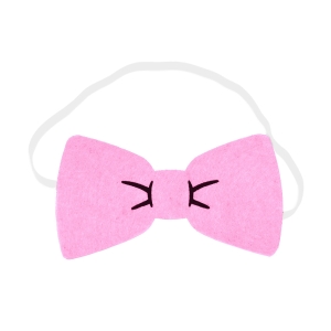 MUCHA Z GUMKĄ FILCOWA RÓŻOWA