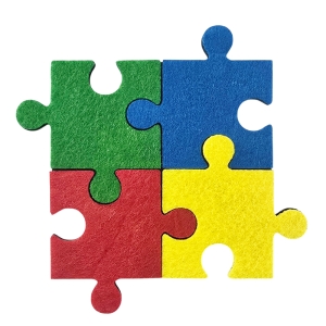 PANEL PUZZLE FILCOWY KOLOROWY 11,5cm