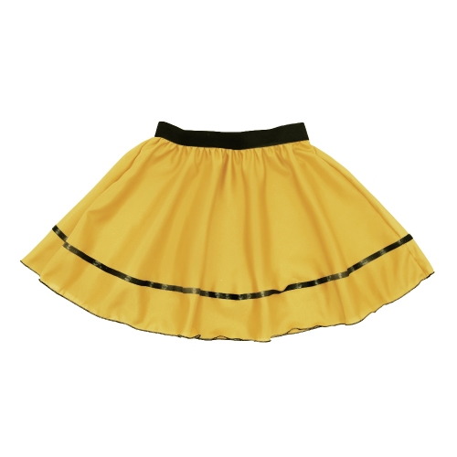 SPÓDNICZKA POLIESTER SŁONECZNY ŻÓŁTY 34cm