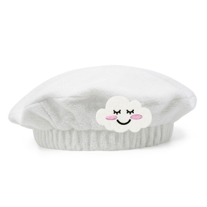 BERET CHMURKA POLAROWY BIAŁY