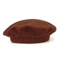 BERET PTASZEK POLAROWY BRĄZOWY
