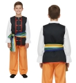 STRÓJ ŁOWICZANIN CZARNO-POMARAŃCZOWY 98-110 4el