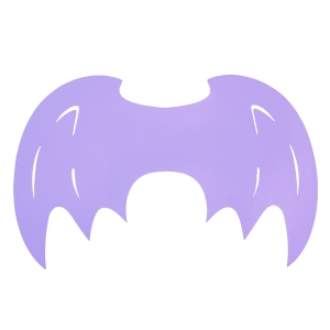 SKRZYDŁA WAMPIRA FILCOWE FIOLETOWE 58x38cm