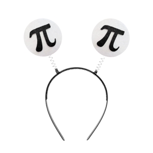 OPASKA LICZBA PI FILCOWA BIAŁO-CZARNA