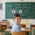OPASKA LICZBA PI FILCOWA BIAŁO-CZARNA