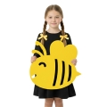 ZESTAW MAXI FRONTÓW PSZCZÓŁKA FILCOWY ŻÓŁTY 37x36cm 6szt