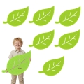 ZESTAW MAXI FRONTÓW LIŚĆ BUKU FILCOWY JASNOZIELONY 55x30cm 6szt