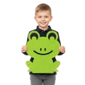ZESTAW MAXI FRONTÓW ŻABKA FILCOWY ZIELONY 43x36cm 6szt