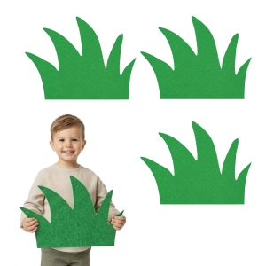 ZESTAW MAXI FRONTÓW TRAWA FILCOWA ZIELONA 47x36cm 3szt