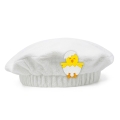 BERET KURCZACZEK W SKORUPCE POLAROWY BIAŁY