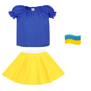 ZESTAW UKRAINA NIEBIESKO-ŻÓŁTY 98-110 3el